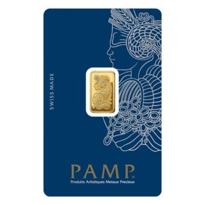 2.5 Gram PAMP Swiss Gold Bullion Bar
